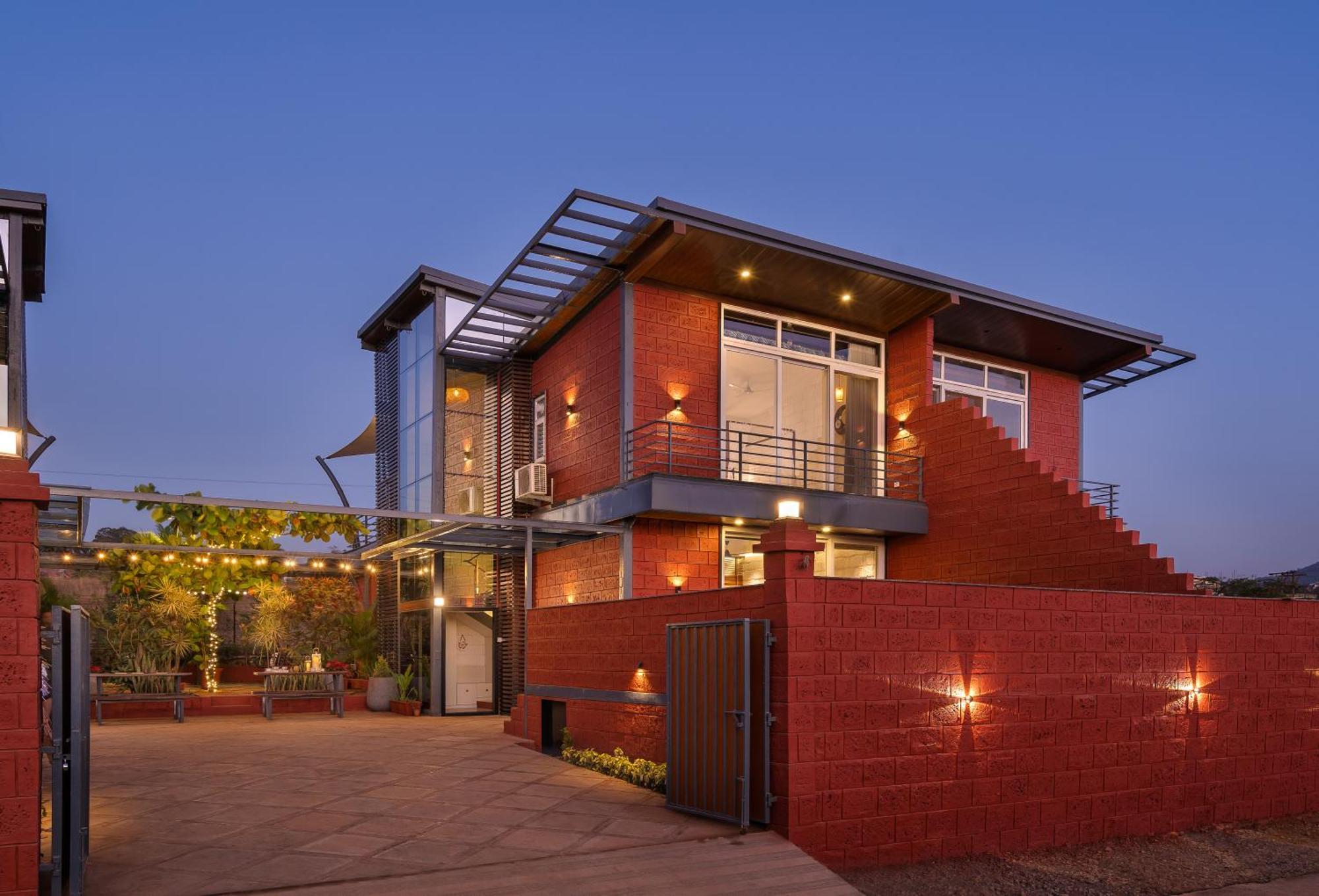 Saffronstays Calvin - 3 Bedroom Pool Villa In Lonavala Dış mekan fotoğraf