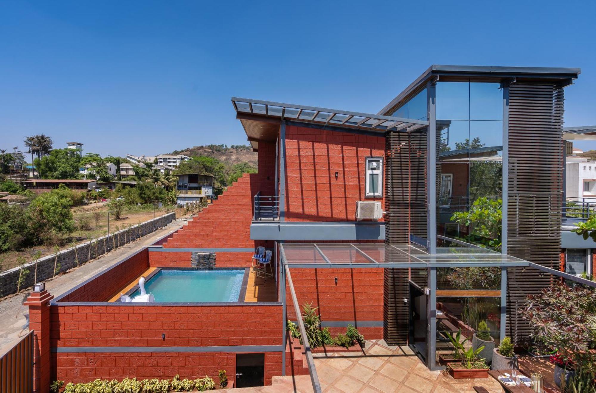 Saffronstays Calvin - 3 Bedroom Pool Villa In Lonavala Dış mekan fotoğraf